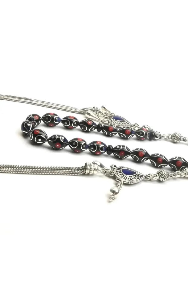 Cranberry Coral Oltu Stone Zaza Rosary