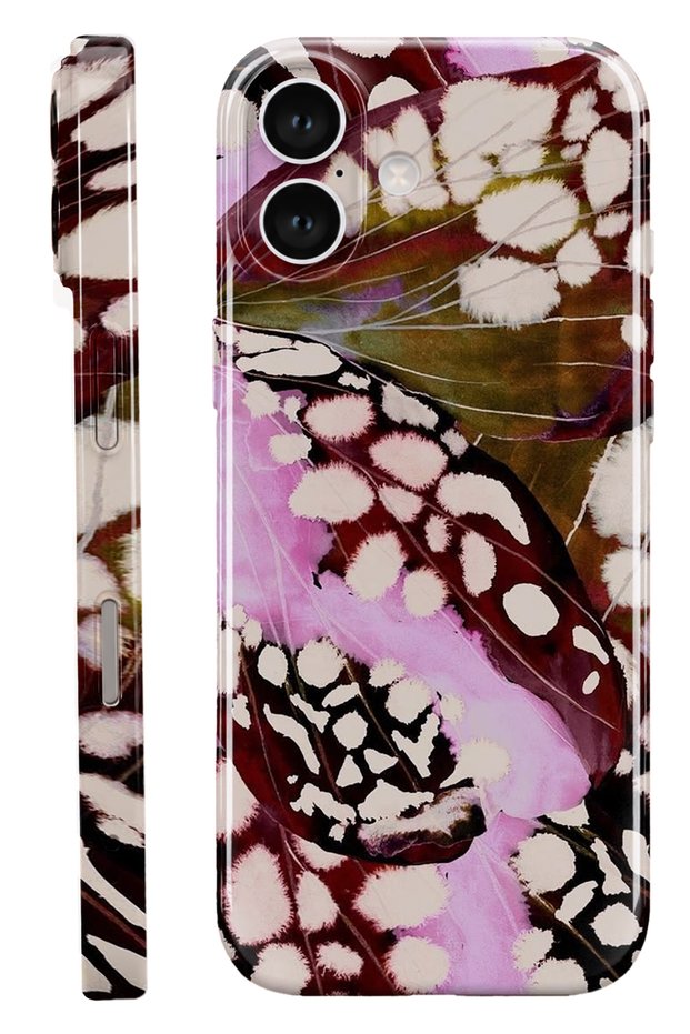 Samsung A07 Papillon Protect Slim Glossy Full Covering Phone Case with Printed Camera Protection