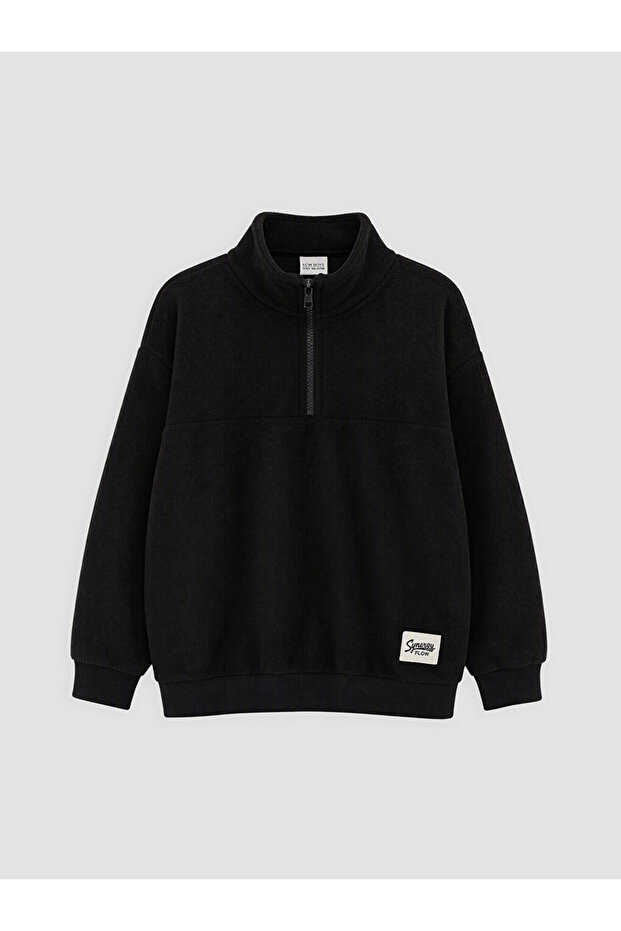 Esvab • Modern & Distinctive Stand Collar Boys' Fleece Sweatshirt