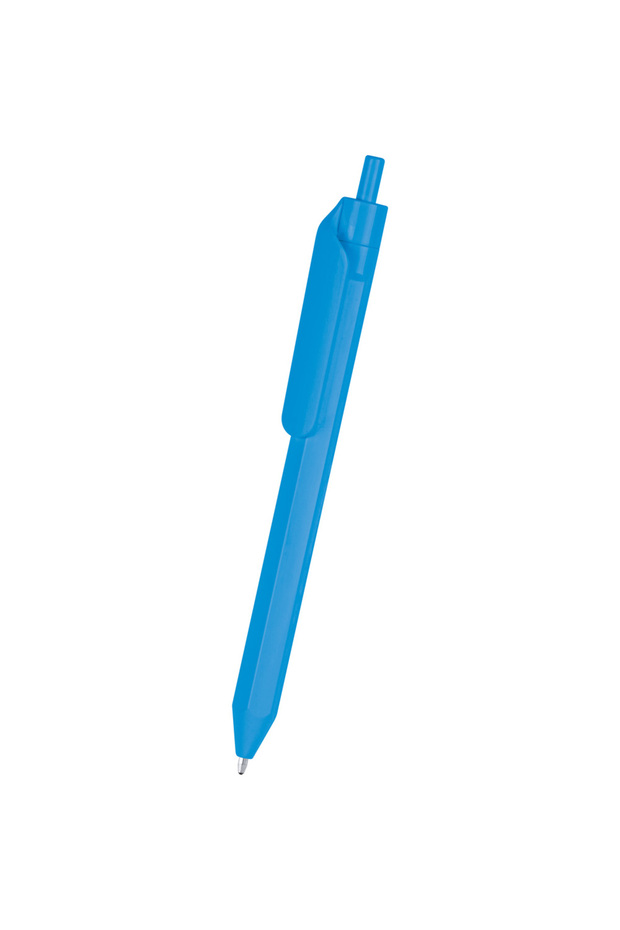 Plastic Ballpoint Pen 0544-250 Turquoise 100 Pieces Without Printing -