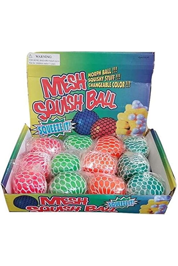 Squishy Mesh Slime Balls (Pack of 12)