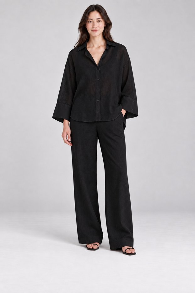 Casual Relaxed Fit Long Sleeve Shirt