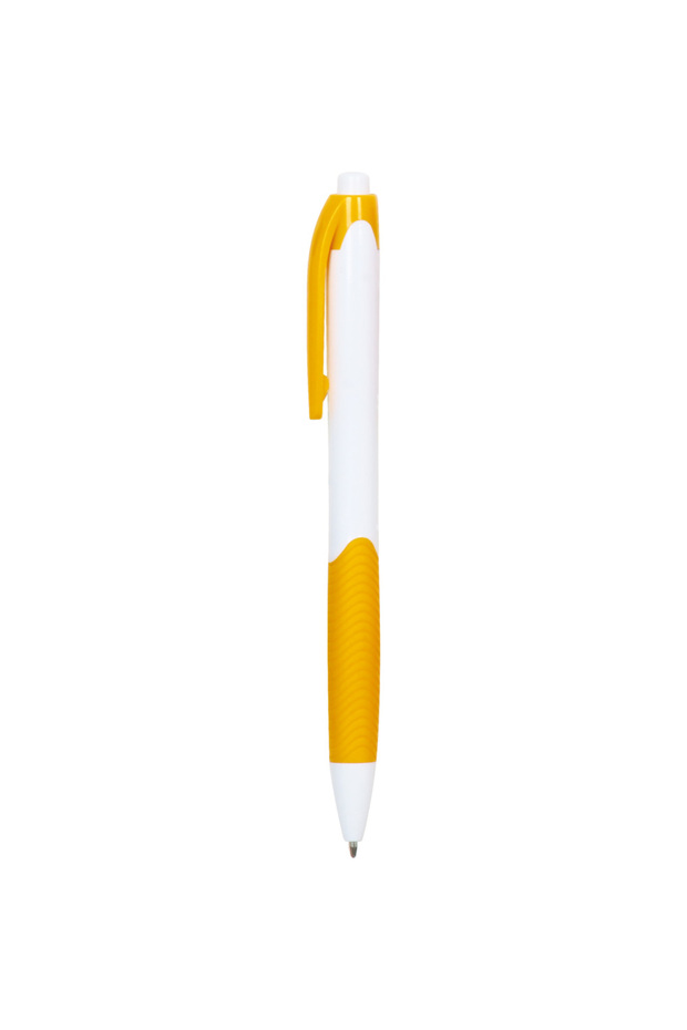 Plastic Ballpoint Pen 0507 Yellow 100 Pieces Without Printing -