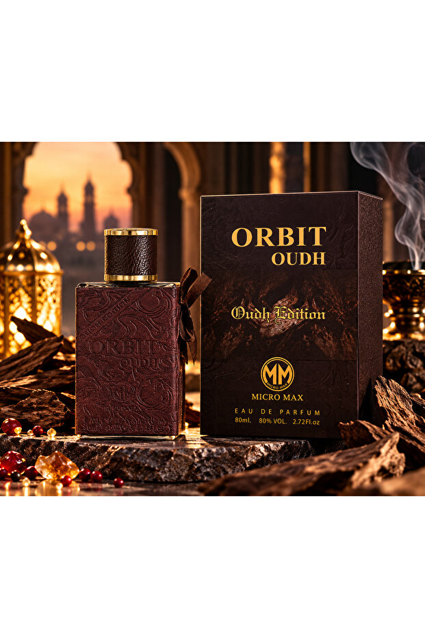 Micromax Oudh Oudh Edition Eau de Parfum 80ml | Rich Oud & Woody Fragrance | Bold Arabian Scent