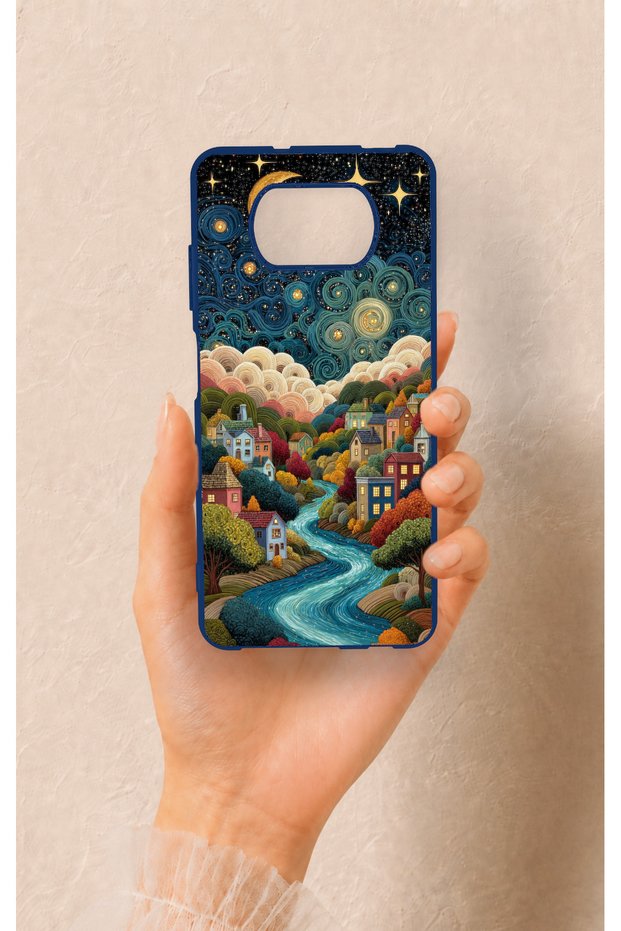 Poco X3 Compatible Night Tale Patterned Silicone Case