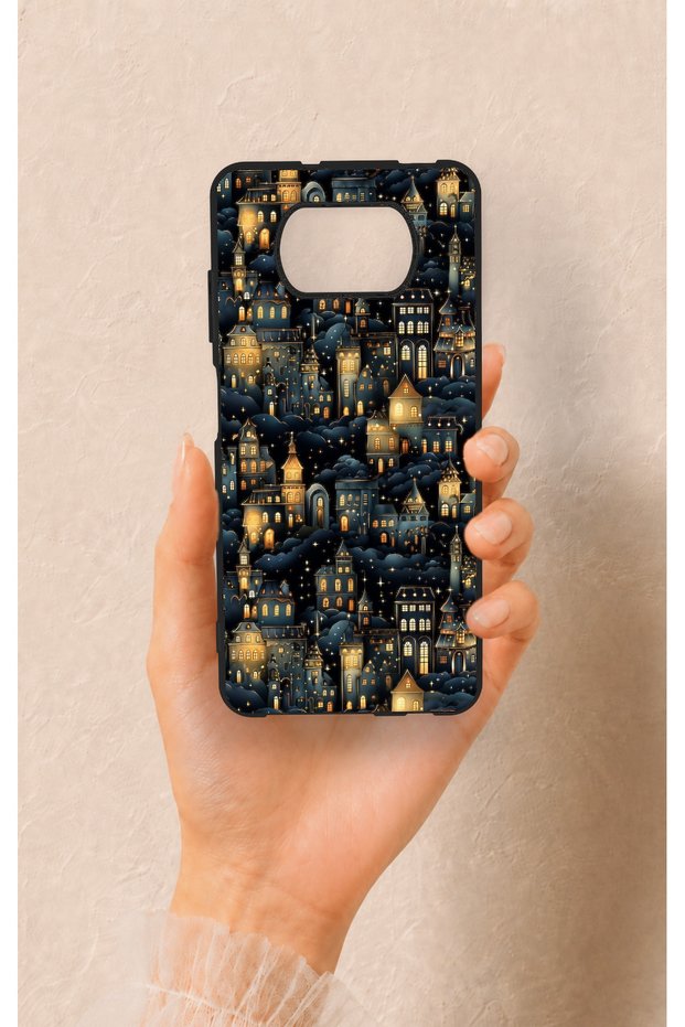 Poco X3 Compatible Night Tale Patterned Silicone Case