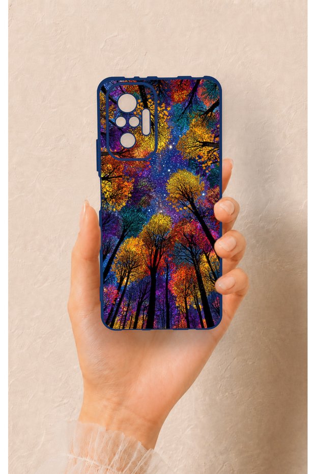 Redmi Note 10 Pro Compatible Colorful Sky Pattern Silicone Case