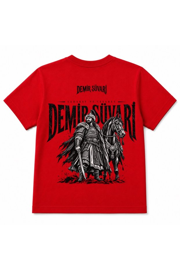 Iron Cavalry Loyalty & Courage Horse Warrior Design Kids T-Shirt