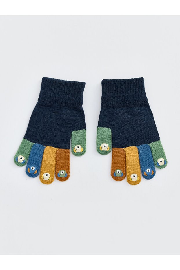 Esvab • Modern & Distinctive Embroidered Knitwear Baby Boy Gloves