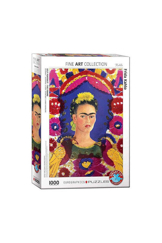 Self-Portrait The Frame by Frida Kahlo, 1000-Piece Jigsaw Puzzle