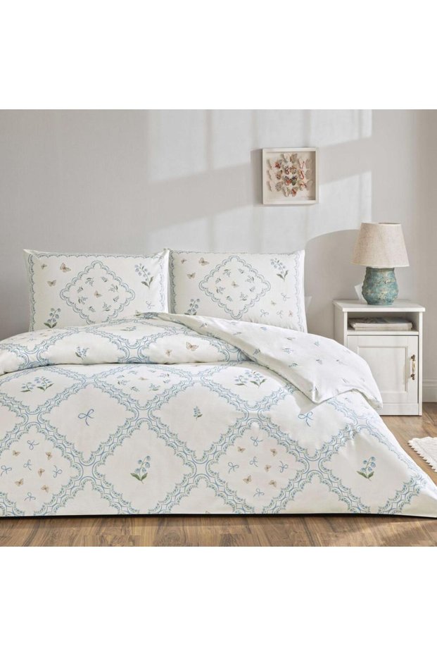Double Ranforce Duvet Cover Set Elyon Blue