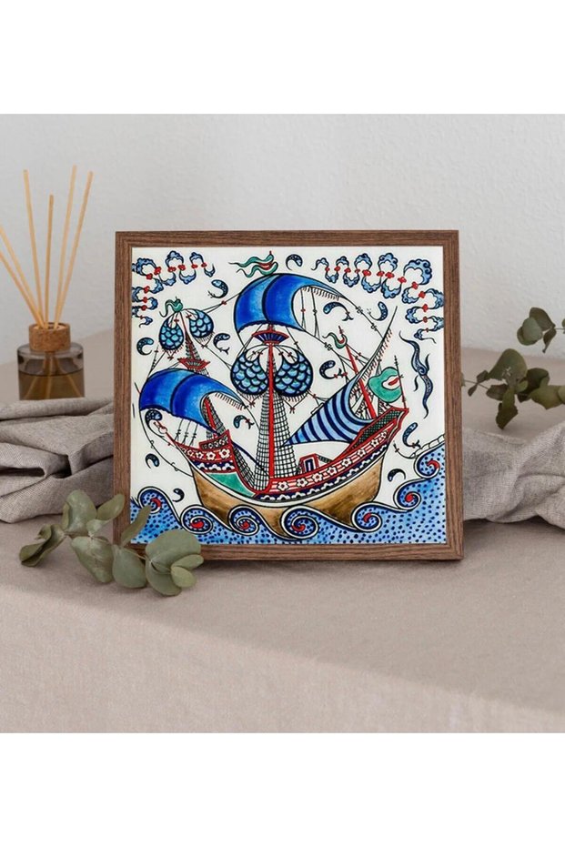 One Piece Real Wooden Framed Decor Table Square