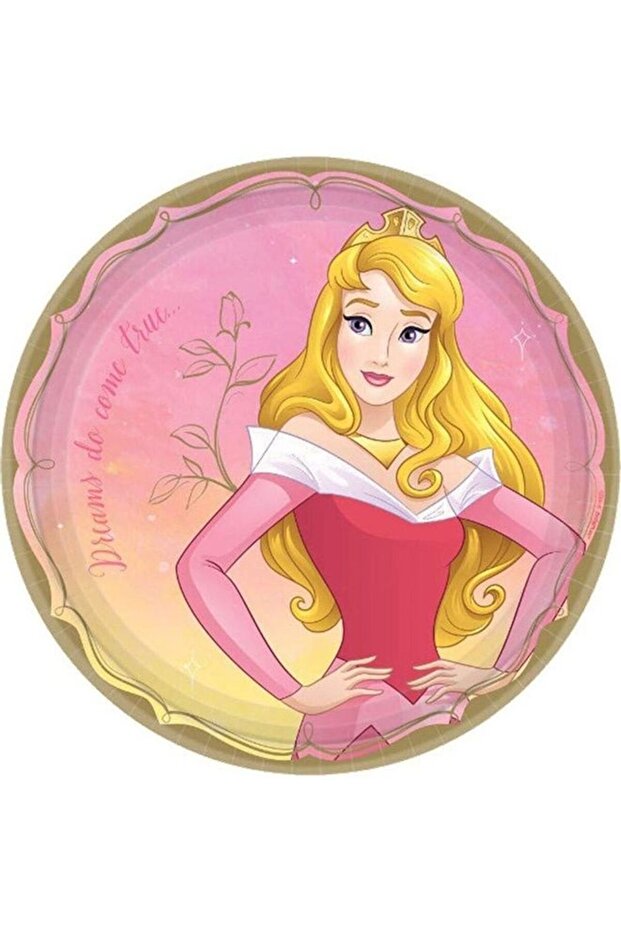 Disney Aurora Paper Plates 9in, 8pcs