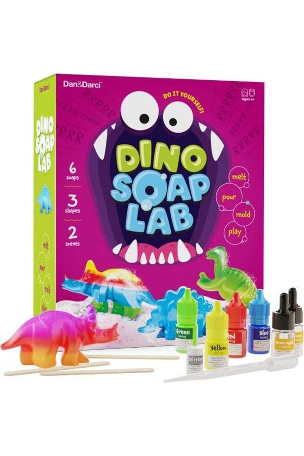 Dan&Darci Dino Soap Lab DIY Kit (6 Soaps)