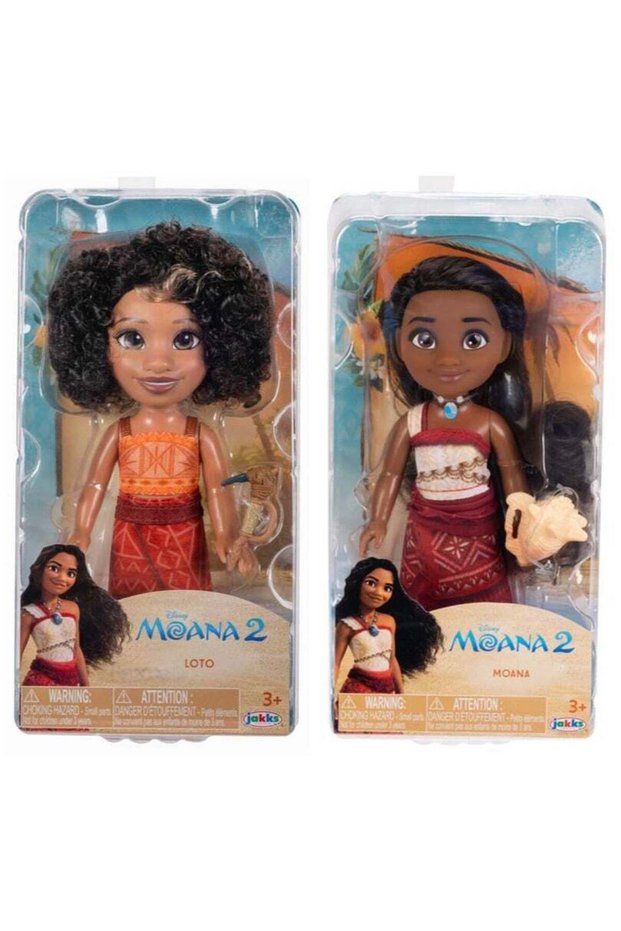 Moana 2 Moana & Loto Petite Doll 6-Inches, Assorted 1 Piece (Character May Vary) | Fashion Doll | C