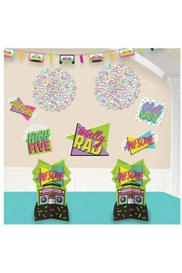 Totally 80's Decorating Kit 10pcs
