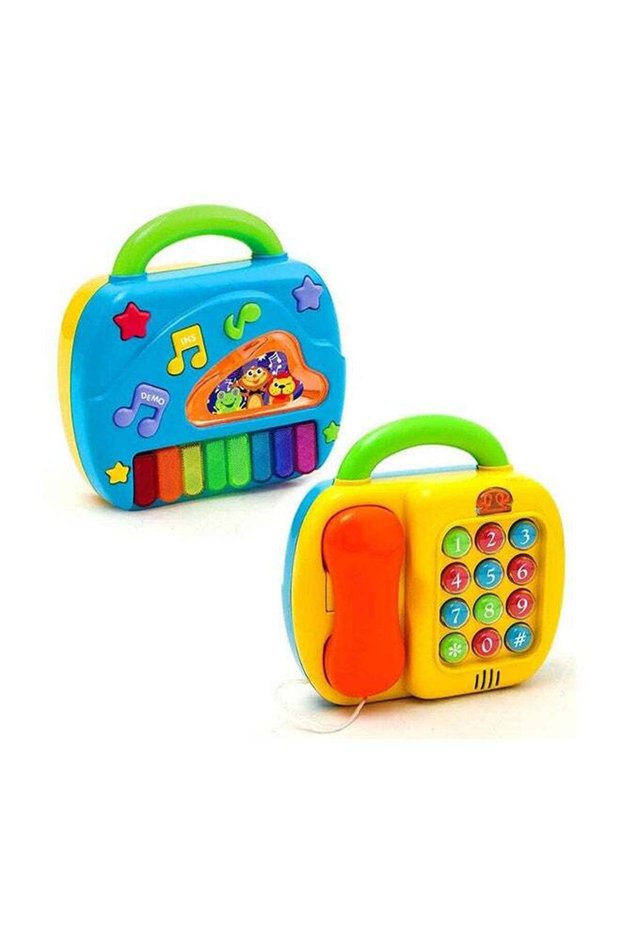 2 In 1 Telephone & Piano B/O