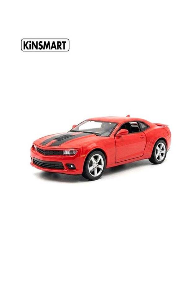 Kinsmart 1:38 2014 Chevrolet Camaro Die-Cast Model Car (Red) – Pull Back Toy for Kids & Collectors