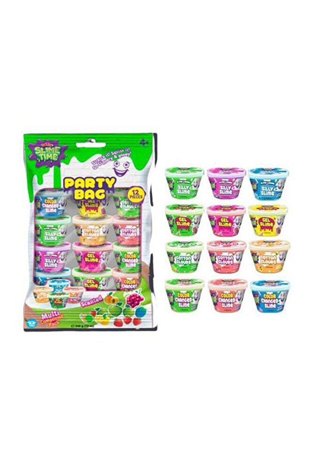 Slimetime Novelties Partybag 12 Cans 340 g