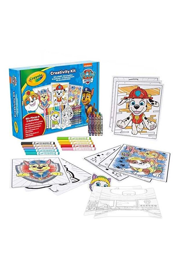 Paw Patrol 5 in 1 Activity Creative Set with Colouring Pages | Ideal Gift for Boys and Girls, from