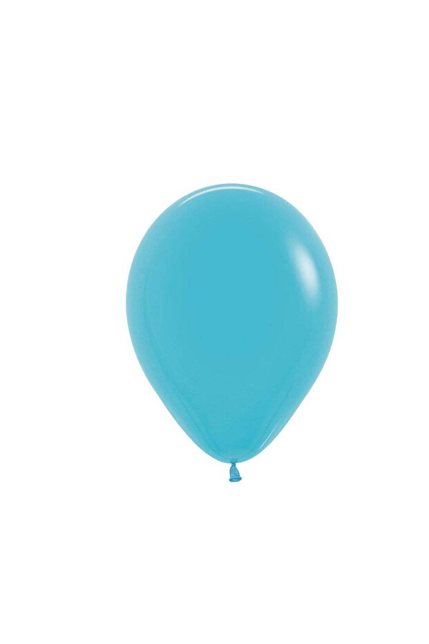 Sempertex 20000755 Fash 12" Caribb 50pkCaribbean Blue Latex Balloons-50 Pcs, Various
