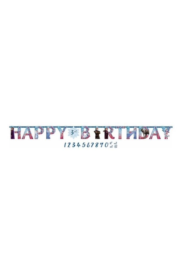 Frozen II Add An Age Jumbo Banner Birthday Decoration and Party Supplies