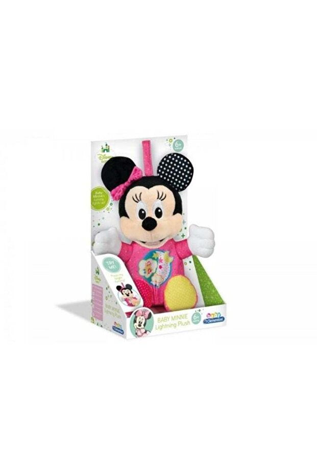 Disney Baby Minnie Mouse Lightning Interactvie Plush Toy | Soft Toy | Early Learning Toy | Helps wi