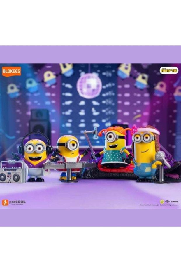 Blokees Minions PreCool Celebration Party DJ Phil Building Figure – 4+ PCS Construction Toy for Kid