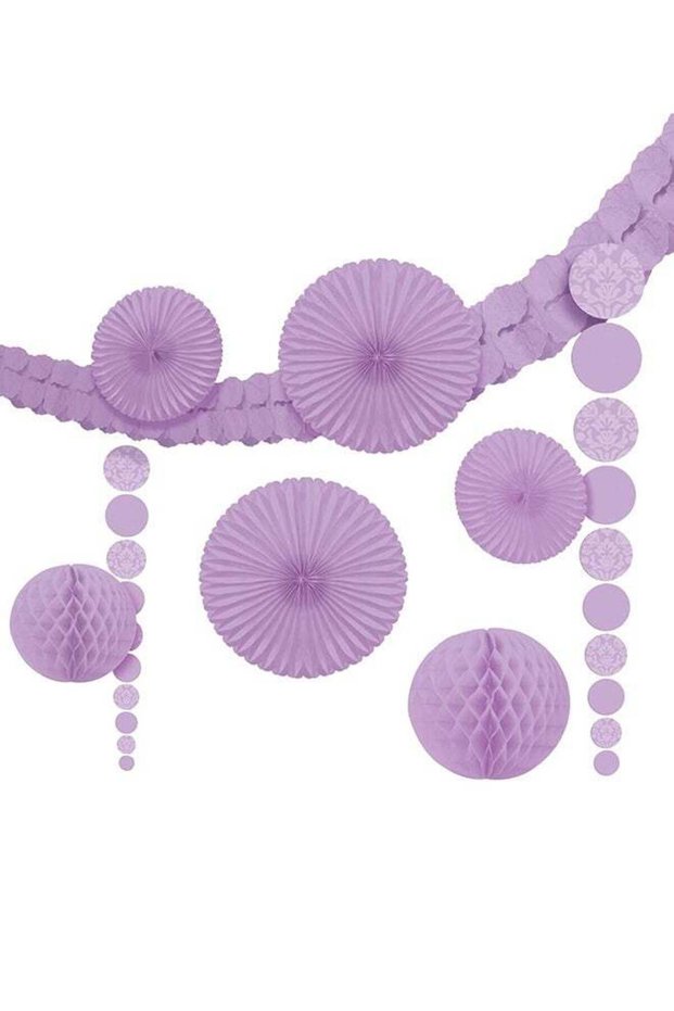 9-Piece Damask Decorating Kit Party Supplies