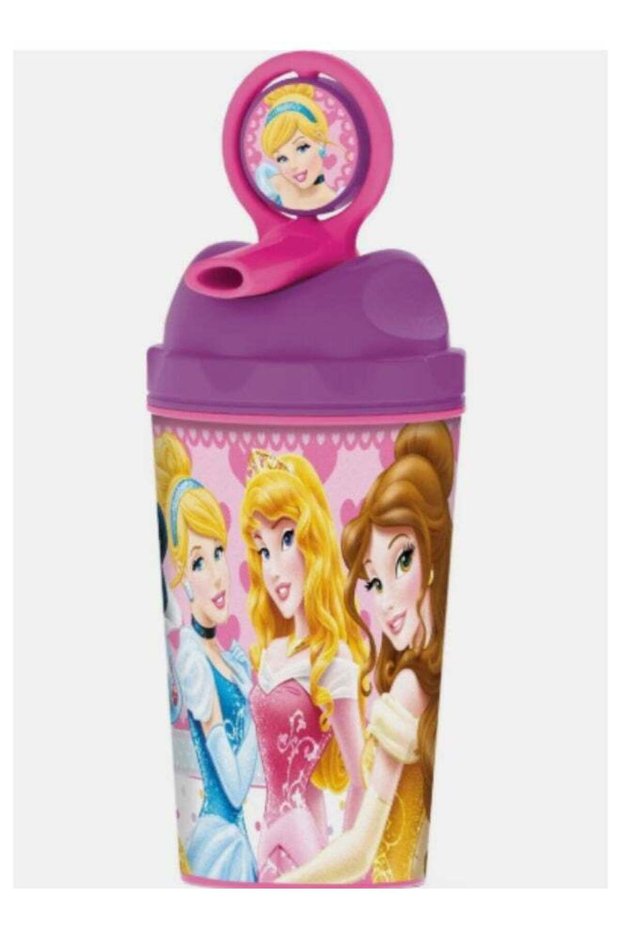 Ciao Disney Princess Water Bottle 450 ml – BPA-Free Kids Plastic Bottle with Cinderella Design – Le