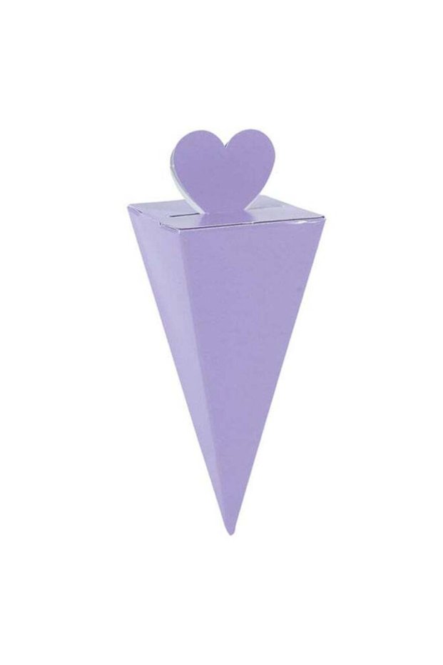 50-Piece Party Favor Cone Box for Wedding Party Supplies