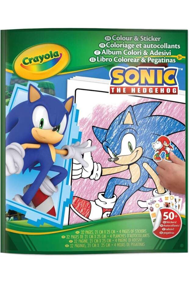 Crayola Color & Sticker Sonic