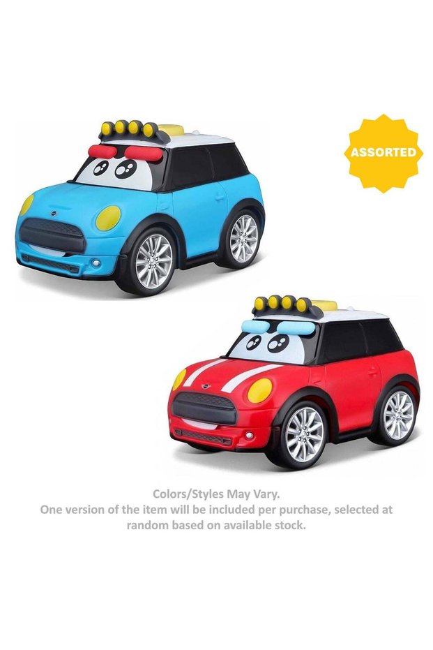 Bburago Junior MINI Cooper Laugh & Play Toy Car (Assorted)