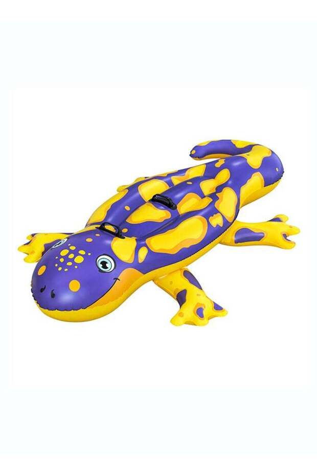 Bestway, 3" x 46.5"/ Splashin' Salamander Ride-On Inflatable Outdoor Water Play Toy for Kids and Fa