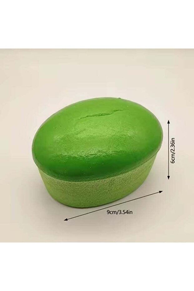 Squeezy Matcha Cake Bun Squishy Stress Relief Toy Soft Sensory Fidget for Kids & Adults