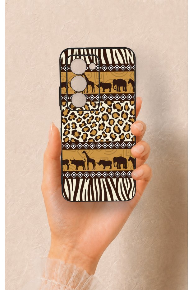 Redmi 15 5g Compatible African Safari Pattern Silicone Case