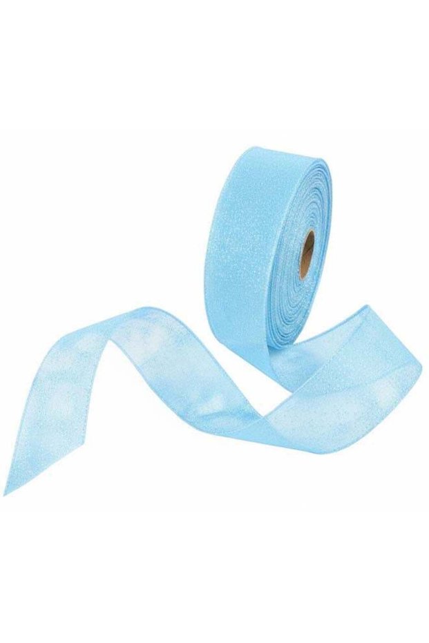 Sky Lab Decorative Ribbon Light Blue 100m x 75mm – Extra-Wide Paper Ribbon Roll for Event & Balloon