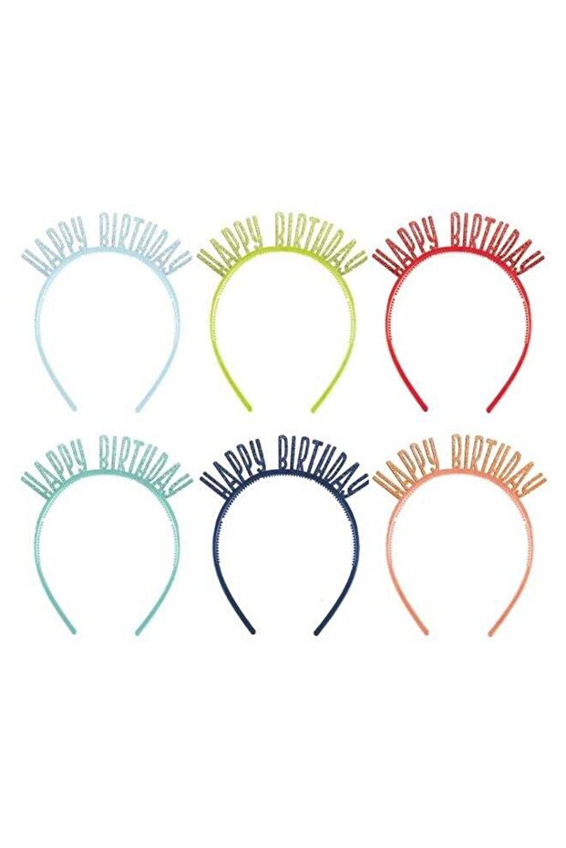 6-Piece A Reason To Celebrate Plastic Headband