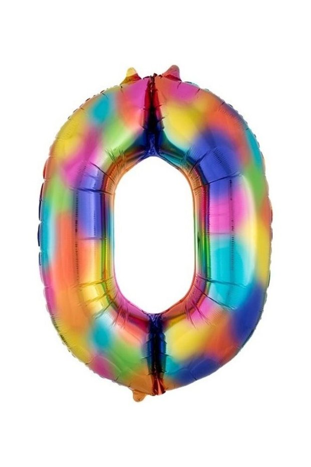 0 Letter Shape Foil Balloon 34inch