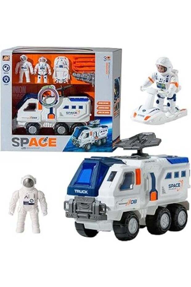 Space Toy Trucks - Kids Truck Model Toys with Light & Music -- Fun Toddler Truck Toys for Astro Ven