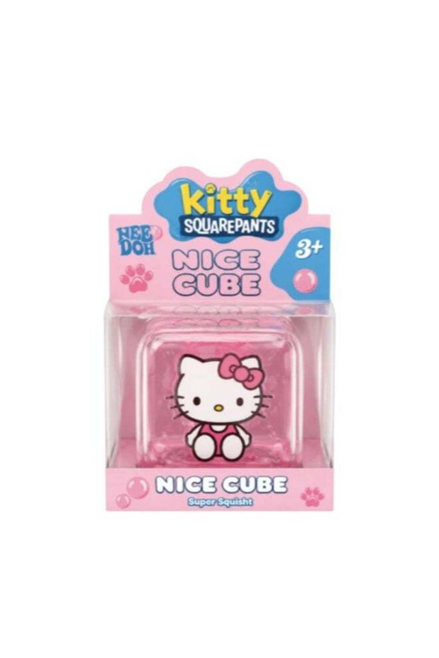 Nee Doh Hello Kitty Nice Cube Squishy Toy