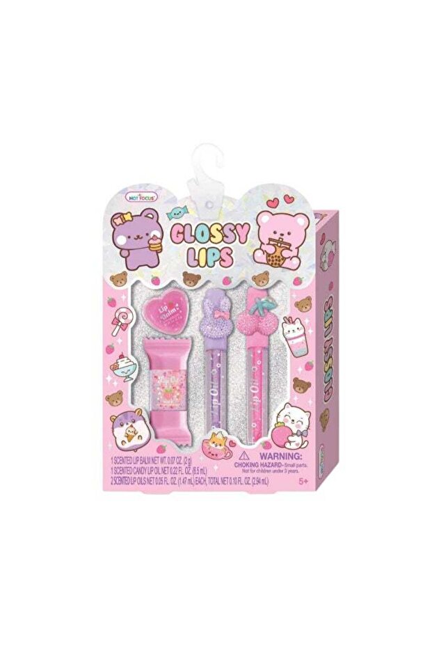Hot Focus Critters Glossy Lips Makeup Kit