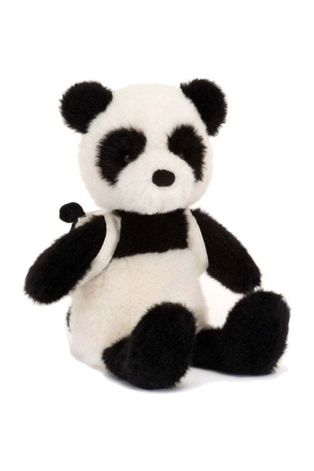 Backpack Panda Plush – Soft Stuffed Toy with Cordy Legs, Cute Valentine’s Gift for Kids & Adults, C