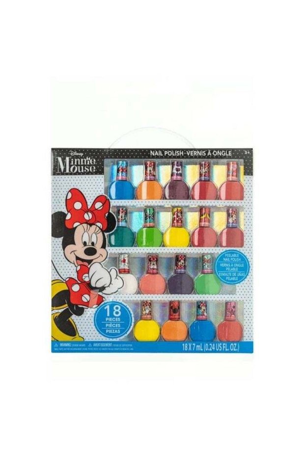 Townley Girl Disney Minnie Mouse Peelable Nail Polish Set (7 ml, 18 Pieces)