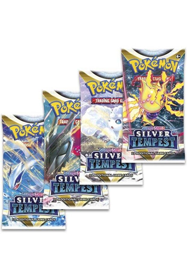 Pokémon TCG Sword & Shield—Silver Tempest Booster Pack, 10 Trading Cards, Random Assorted Pack Artw