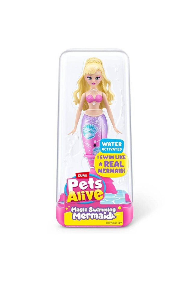 Pets Alive Magic Swimming Mermaid Doll (15.8 cm, Assorted)