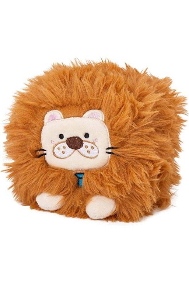 Square Pals Leo Roar Lion Plush Toy (10 cm, Brown)