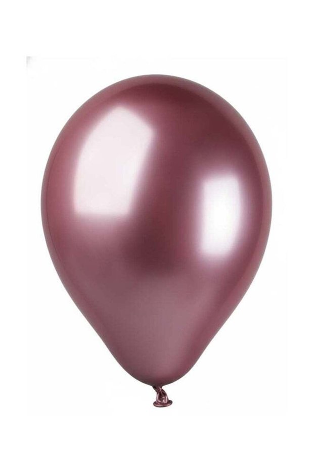 Shiny Pink Metallic Balloons 5 Inch – Pack of 100 Chrome Balloons for Wedding, Baby Shower & Party