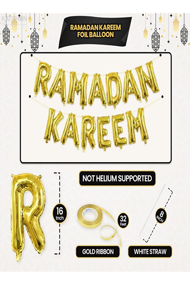 Banner Balloons Gold PACK OF 1