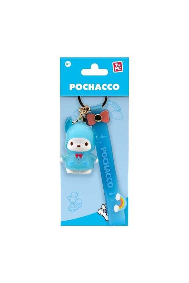 Hello Kitty & Friends Keychain Raincoat Series - Pochacco | Sanrio Characters | Collectible Figure